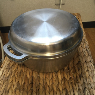 無水鍋24cm、ステンレスメッシュザル、鍋じき