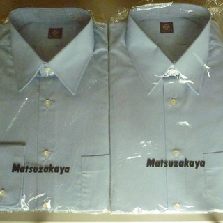 【新品】松坂屋オリジナル長袖Yシャツ2枚200円