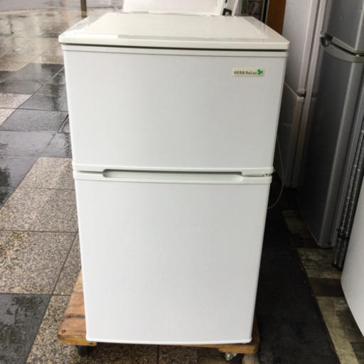 #2946 HerbRelax YRZ-C09B1 冷蔵庫 90L 2016年製
