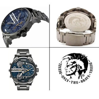 新品 ディーゼル ガンメタ 時計 DZ7331