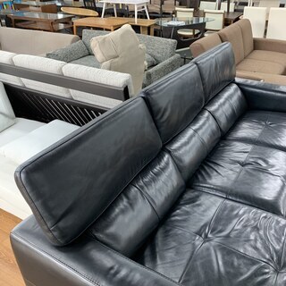 Leatherworld！！！カウチソファー　ブラック　売場展開中！！！