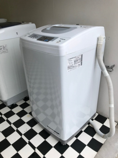 【リサイクルサービス八光　田上店　安心の３か月保証　配達・設置OK】日立　全自動洗濯機　５．０ｋｇ　ＮＷ－Ｈ５０ホワイト