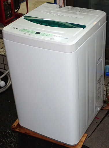 札幌市 ヤマダ電機 全自動洗濯機 4.5kg YWM-T45A1 2018年製 中古