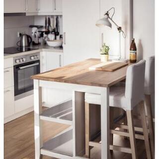IKEA ①STENSTORPアイランドキッチン②HENRIKSDALスツール ★引取り★ 