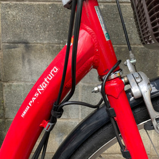☆電動自転車ヤマハPAS26インチ リチウムイオン3.0Ah 赤系☆早い者勝ち☆