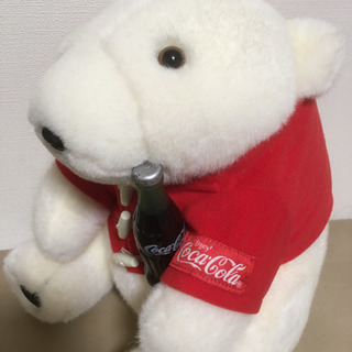 コカコーラ、白クマ縫いぐるみ（未使用）