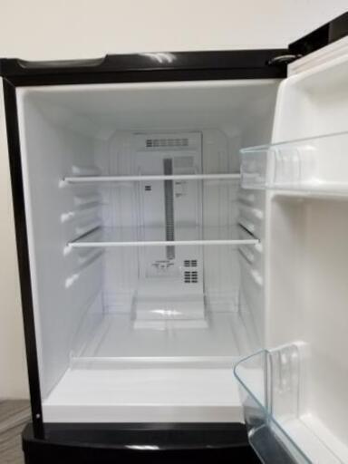 美品 パナソニック 138L 2ドア冷蔵庫 ブラック NR-BW147C-K