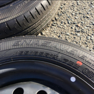 【新車外し純正タイヤ4本セット】エナセーブ 155/65R14 ミライース LA350S Gリミテッド