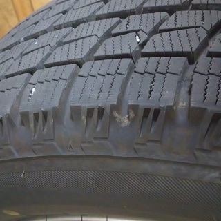 2018年製スタッドレス ホイール付４本 185/65R15 発砲ゴム 8分山