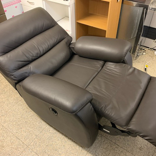 ニトリ BELIEVER 2 ビリーバー2 本革 レザー DBR 電動 リクライニングチェア リクライニングソファ 美品