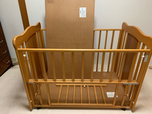 ミッフィーのベビーベッド ミッフィー ベビーコンパクトベッド 90×60