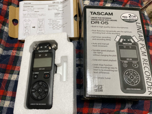 ICレコーダー　TASCAM DR-05 ほぼ未使用