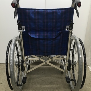 中古 D▽カワムラサイクル 車いす 自走用 KA202SB-40 (37111)