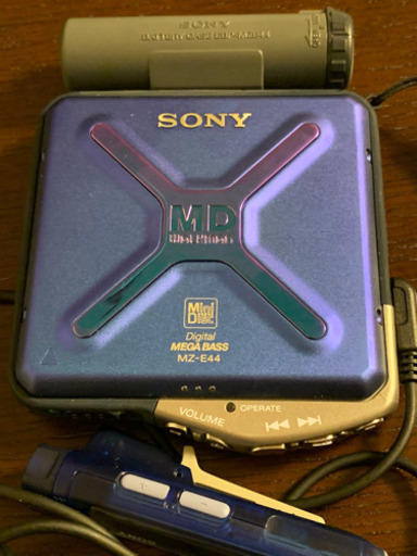 故障品】Sony MD WALKMAN MZ-E44 マーメイドブルー ポータブルMD 故障品】Sony MD WALKMAN MZ-E44 マーメイドブルー ポータブルMD