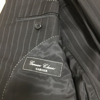 GARNIER ガルニエ 極美品/未使用 ストライプ シングルスーツ(LL)