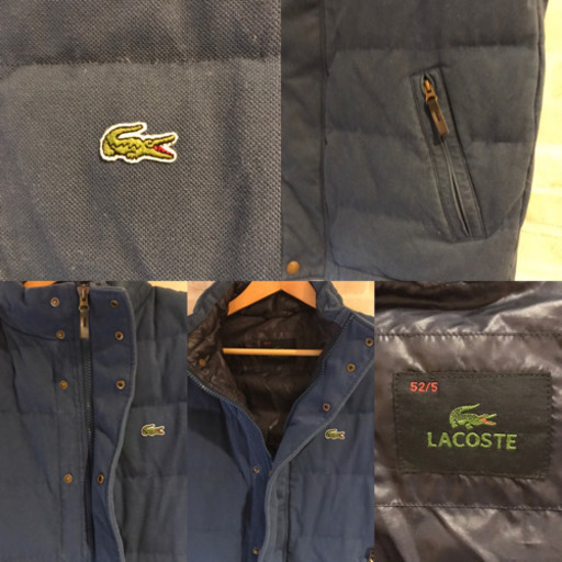 LACOSTE ラコステ ダウンベスト ワンポイントロゴ