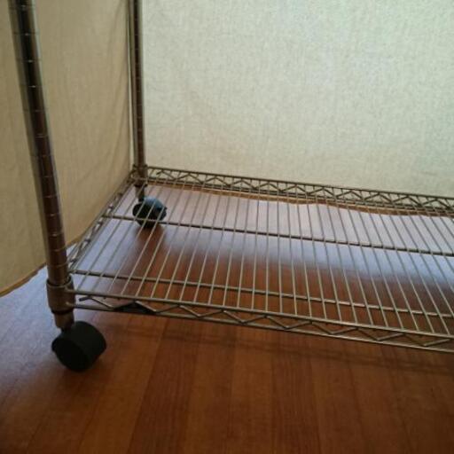 0円 Luminousスチールハンガーラック 埃よけカバー付 キャスター付 アムロ 西船橋の収納家具 スチールラック の中古あげます 譲ります ジモティーで不用品の処分