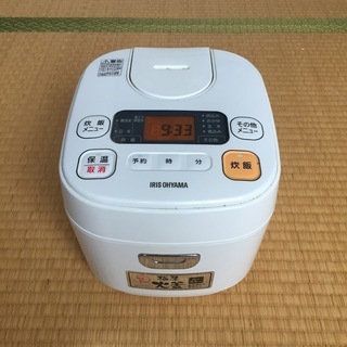 2017年製 3合炊炊飯器 「米屋の旨み」ERC-MA30-W ...