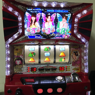 【送料込】初代 パチスロラブ嬢　不要機付　スロット　家庭用パチスロ実機 パチスロ実機 ラブ嬢 コイン不要機付き