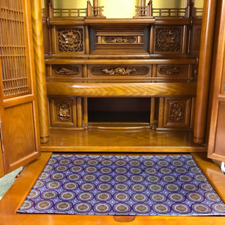 美品】仏壇 法輪 ケヤキ(上下)56-20 (1月末迄)