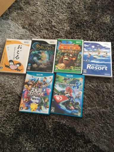 WiiU本体セット ファミリープレミアムセット ☆ソフト+リモコン2つ付き