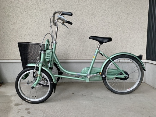 お値下げ】三輪自転車 大人用 ブリヂストン MN-1 [MAグリーン ミンナ]