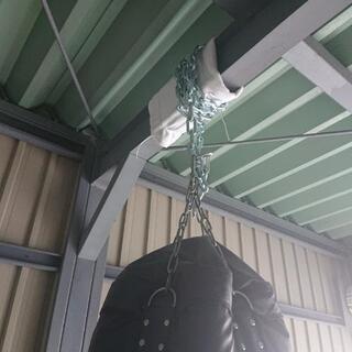 自宅用 本格派 サンドバッグ チェーン付き