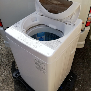 ◼️商談中■2019年製■東芝 全自動洗濯機 5kg 風乾燥機能...