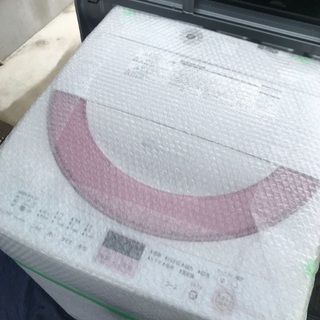 取引中2014年製シャープ全自動洗濯機ピンク容量6キロ美品。