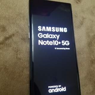 【新品同様】Galaxy Note10+5G 256GB（SM-N976N）AuraGlow SIMフリー