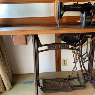 ビンテージ SANYOU アンティーク ミシン ビンテージ SANYOU アンティーク ミシン