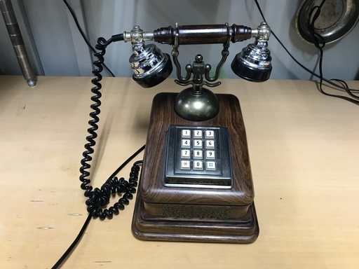 昭和レトロ電話機プッシュ式アンティーク店舗ディスプレイ神田通信工業dk 601p 中古 リサイクルポーター 八王子の電話 ｆａｘ 電話機 の中古あげます 譲ります ジモティーで不用品の処分