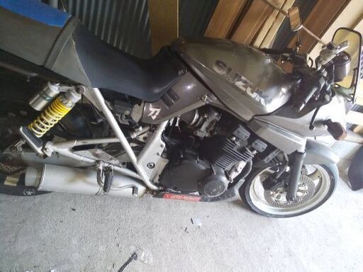GSX400Sカタナ17インチ仕様(部品取り)