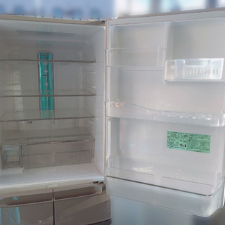 【自社配送は札幌市内限定】HITACHI 日立ノンフロン冷凍冷蔵庫 R-S42AM-1 5ドア 自動製氷 415L 2011年製 