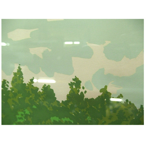 〇 札幌【額装 本間武男 シルクスクリーン 「ラベンダー薫るⅡ」】127