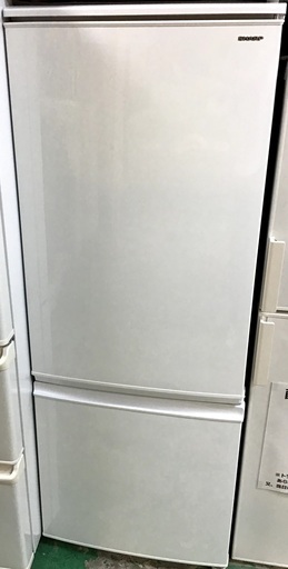 【送料無料・設置無料サービス有り】冷蔵庫 2018年製 SHARP SJ-DA17D-W 中古