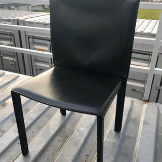 enrico pellizzoni イタリア製 本革 ダイニングチェア ブラック 椅子 Enrico Pellizzoni エンリコペリッツォーニ IDC大塚家具