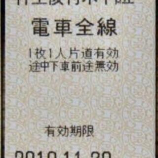 赤字出品 京成電鉄 株主優待乗車証1枚 11/30まで有効 80...