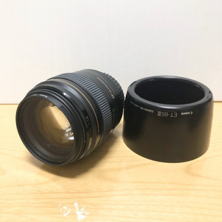 売切れました☆Canon 単焦点レンズ 85mm f1.8 ☆おまけ 保護レンズ付