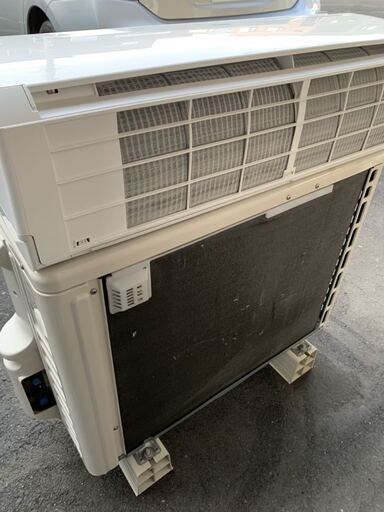 y612☆ 日立 ルームエアコン 白くまくん 2012年 RAS-AJ28B ～12畳 室外