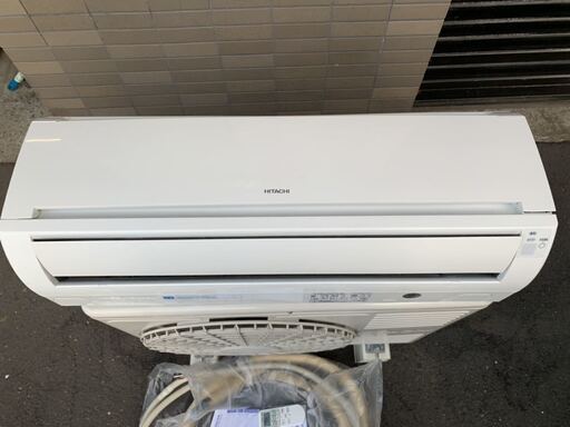 y612☆ 日立 ルームエアコン 白くまくん 2012年 RAS-AJ28B ～12畳 室外