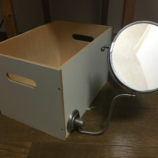 MDF BOX 鏡付き　IKEA