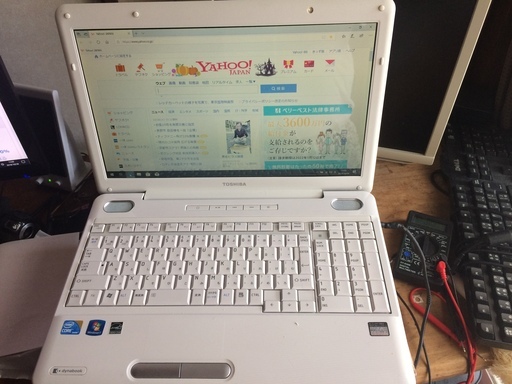 値下げしました。直に使用出来ます。大容量500GB　東芝 dynabook EXE/55LE Core i３-330Mです。OSはwindows10天板にスレ傷ありますが、綺麗です。バッテリーは新品交換