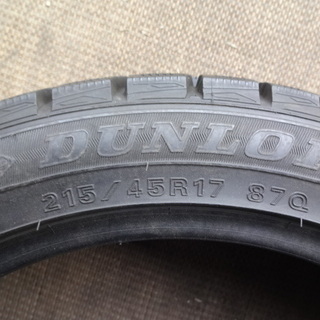 ○送料適正価格店○冬用4本【215/45R17】4本 8分