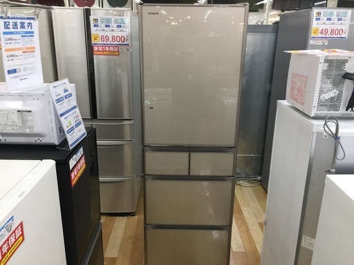 安心の1年保証付！2016年製HITACHI(ヒタチ)5ドア冷蔵庫です。【トレファク 岸和田】