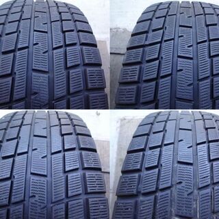 ●送料適正価格店●冬用4本【225/55R17】4本 7.5分山◆ヨコハマ iceGUARD ig30(AB407)