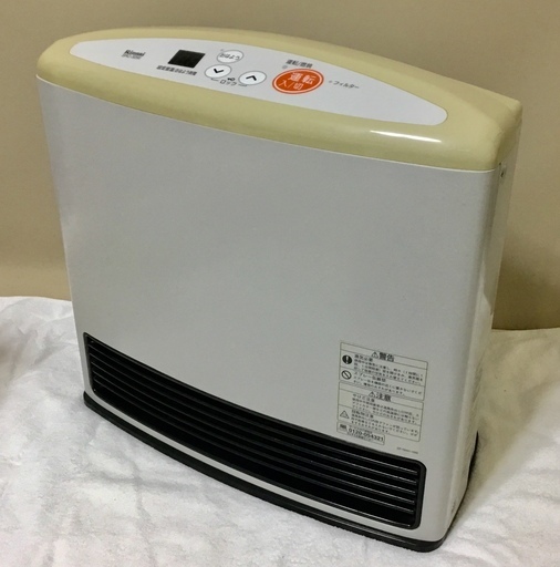 ＜動作品＞リンナイ・ガスファンヒーター SRC-305E–2・LPガス用