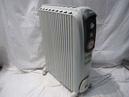 ★893★美品★Delonghi　デロンギ　ドラゴン3　オイルヒーター　D091549EFS-MG　4~10畳　600/900/1500W　オイル密閉式ラジエター型ヒーター