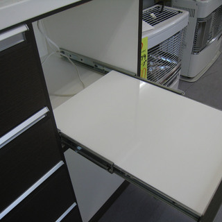 キッチンボード 食器棚　ダークブラウン ￥34,800-