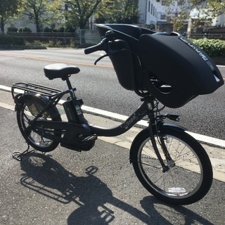 ヤマハ子供乗せ電動自転車 パス キッスミニアン マットブラック